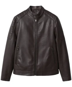 mens-brown-faux-leather-sport-biker-jacket