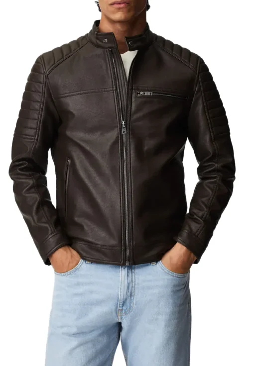 mens-brown-racer-quilted-faux-leather-jacket