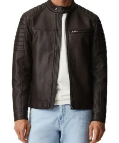 mens-brown-racer-quilted-faux-leather-jacket
