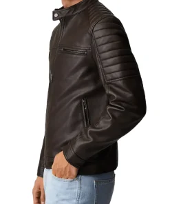 mens-brown-racer-quilted-faux-leather-jacket