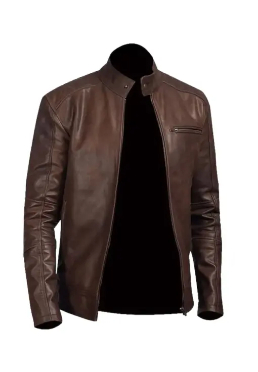 mens-chocolate-brown-faux-leather-jacket