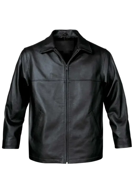 mens-classic-black-faux-leather-jacket