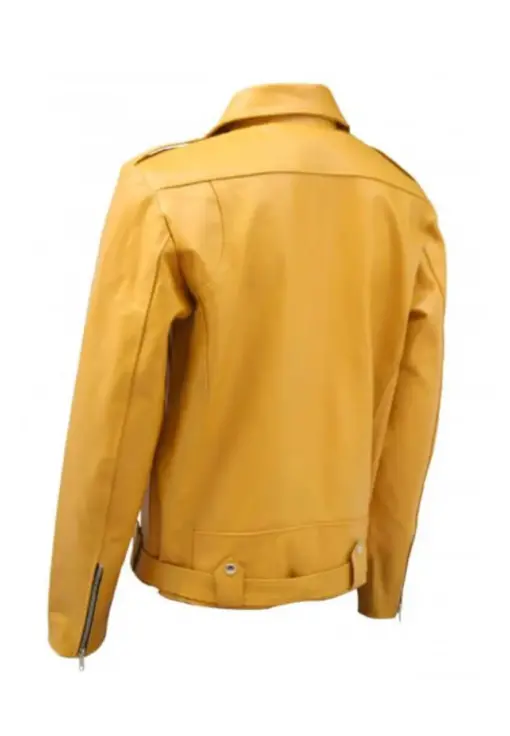 mens-classic-yellow-faux-leather-jacket