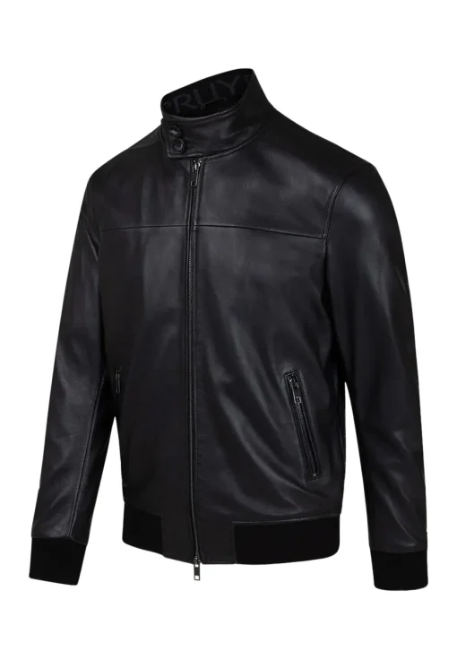 mens-dante-black-faux-leather-bomber-jacket
