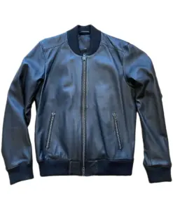mens-dstld-black-faux-leather-bomber-jacket