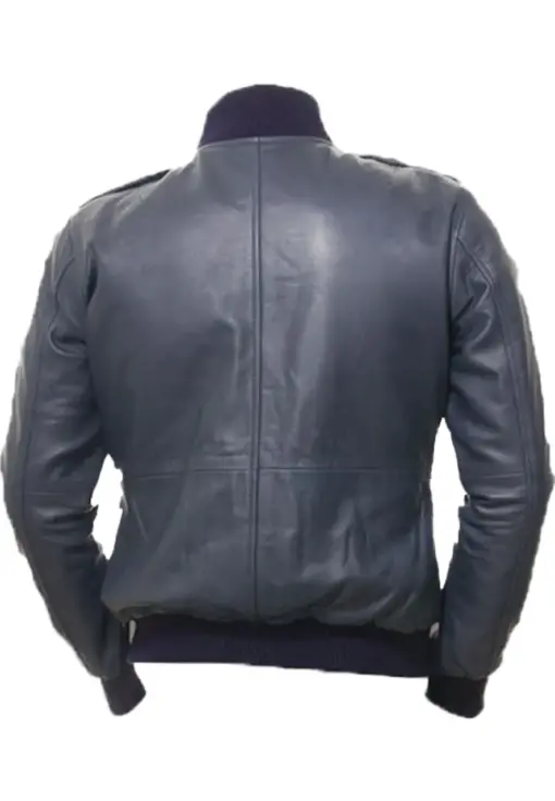mens-faux-leather-blue-bomber-jacket