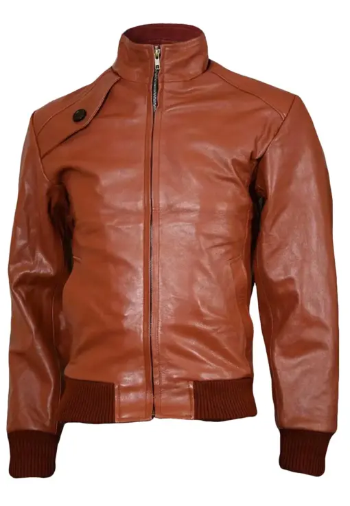 mens-hooded-blue-faux-leather-bomber-jacket