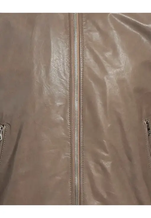 mens-khaki-faux-leather-bomber-jacket