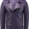mens-quilted-purple-faux-leather-jacket