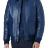 mens-shirt-collar-blue-faux-leather-bomber-jacket