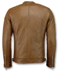 mens-simple-brown-faux-leather-biker-jacket