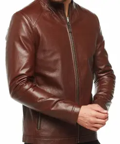 mens-slim-fit-brown-faux-leather-jacket