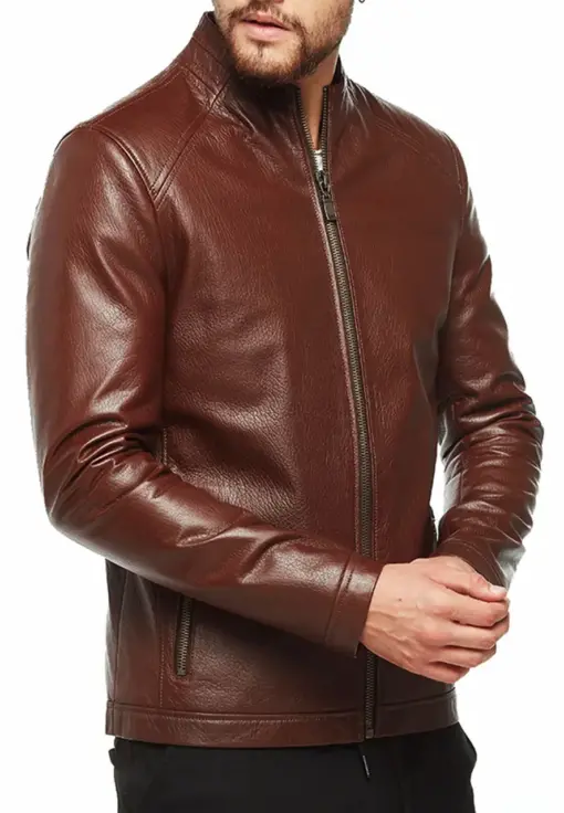 mens-slim-fit-brown-faux-leather-jacket