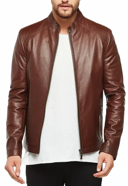mens-slim-fit-brown-faux-leather-jacket