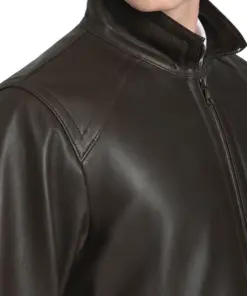 mens-sporty-brown-faux-leather-bomber-jacket