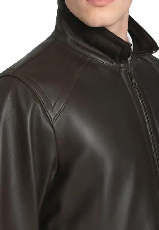 mens-sporty-brown-faux-leather-bomber-jacket