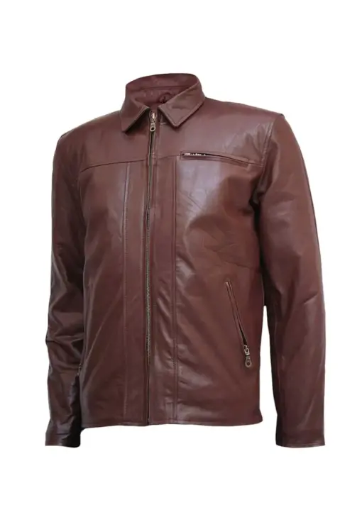 mens-unique-brown-faux-leather-jacket