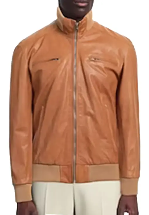 mens-vintage-tan-faux-leather-bomber-jacket