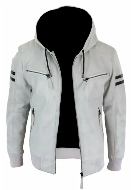 mens-vintage-white-hooded-faux-leather-bomber-jacket