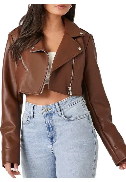 womens-brown-faux-leather-moto-cropped-jacket