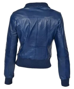 womens-classic-biker-navy-faux-leather-bomber-jacket