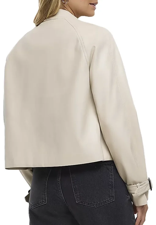 womens-cream-faux-leather-crop-trench-jacket