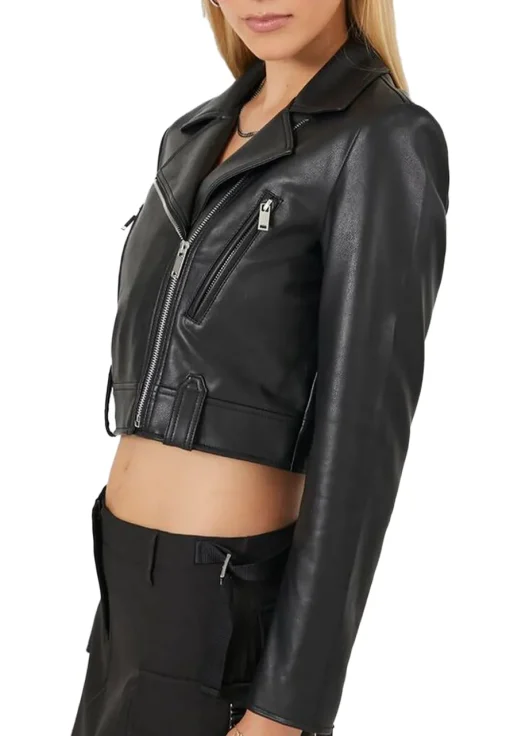 womens-cropped-black-faux-leather-moto-jacket