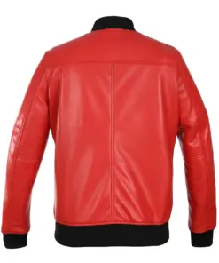 womens-red-bomber-faux-leather-jacket