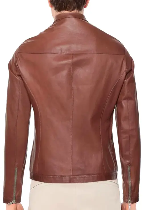 mens-biker-band-collar-brown-faux-leather-jacket