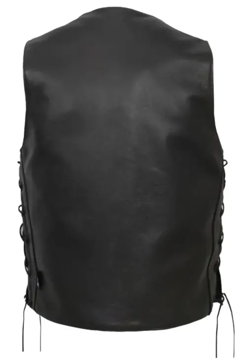 mens-black-biker-faux-leather-snap-vest