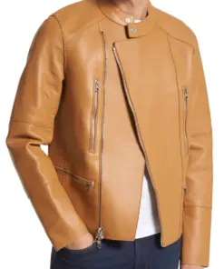 mens-brown-faux-leather-moto-jacket