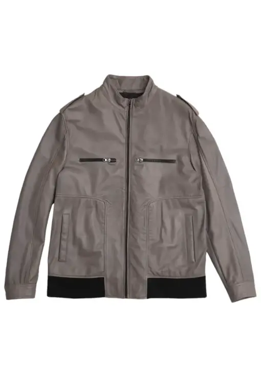 mens-casual-grey-bomber-faux-leather-jacket