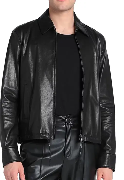mens-classic-faux-leather-black-jacket