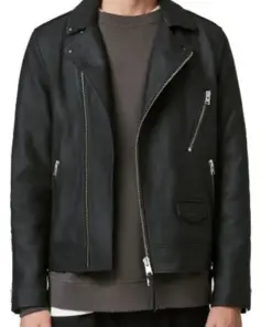 mens-elegant-black-biker-faux-leather-jacket