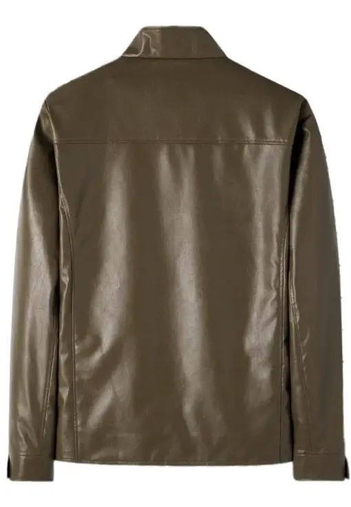 mens-faux-leather-dark-brown-jacket