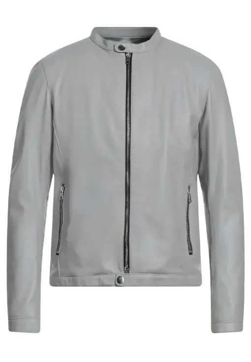 mens-light-grey-faux-leather-biker-jacket