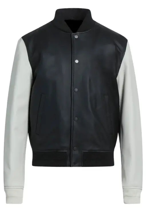 mens-long-sleeve-faux-leather-black-bomber-jacket