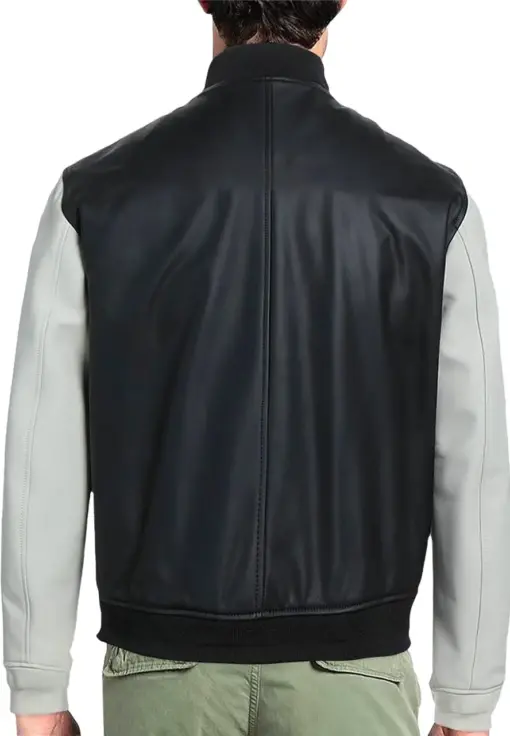 mens-long-sleeve-faux-leather-black-bomber-jacket