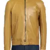 mens-mustard-faux-leather-biker-jacket