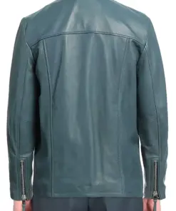 mens-pastel-blue-faux-leather-jacket