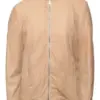 mens-plain-beige-faux-leather-jacket