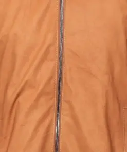 mens-plain-camel-faux-leather-jacket