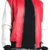 mens-red-and-white-faux-leather-bomber-jacket