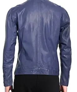 mens-round-collar-navy-blue-faux-leather-biker-jacket