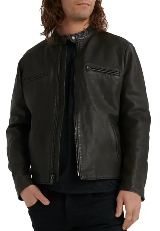 mens-snap-collar-black-faux-leather-jacket