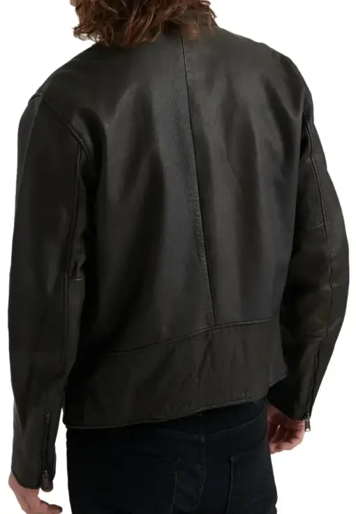 mens-snap-collar-black-faux-leather-jacket