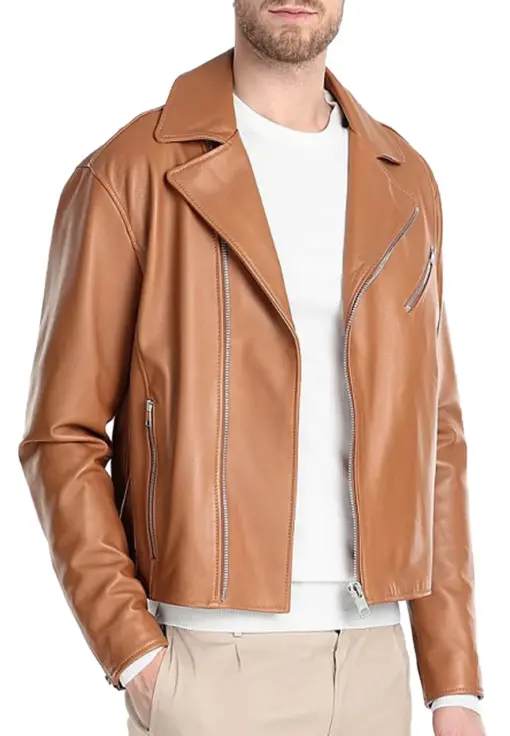 mens-tan-brown-biker-faux-leather-jacket