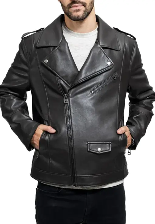 mens-vegan-black-faux-leather-jacket