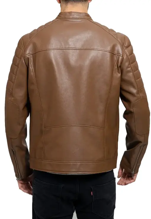 mens-vegan-brown-faux-leather-biker-jacket