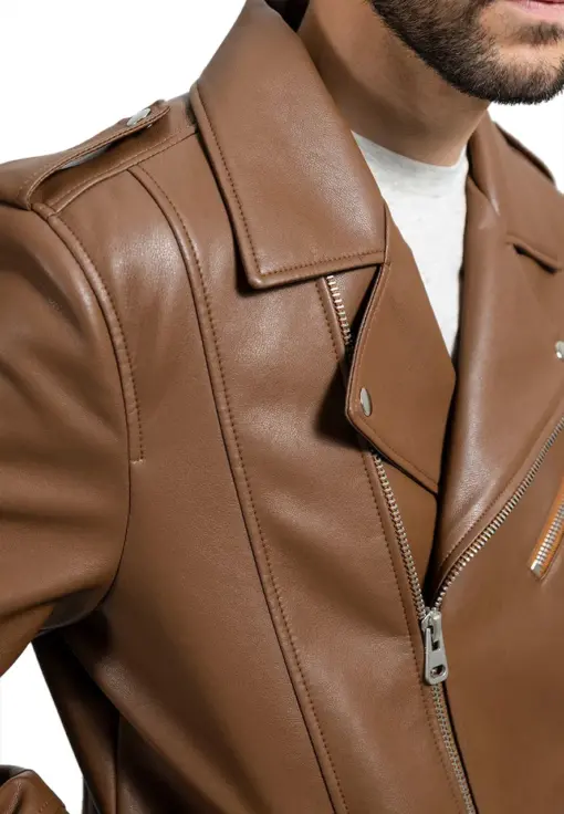 mens-vegan-brown-faux-leather-jacket